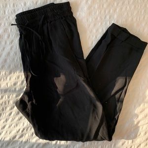 J Crew Black Drapey Pants